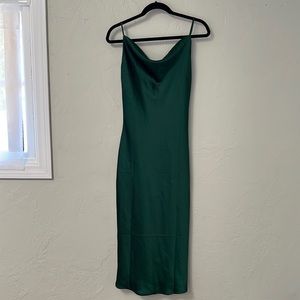Satin Midi Dress